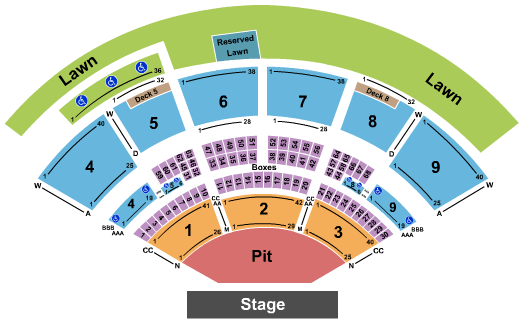 First Financial Credit Union Amphitheater Thomas Rhett Seating Chart